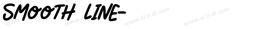 smooth line字体转换